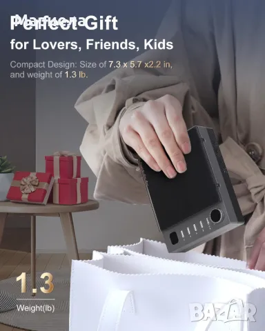 Портативен CD плейър / Преносим CD плейър с Bluetooth,FM,USB