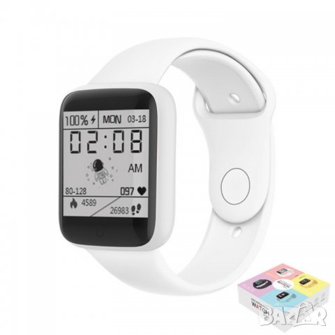 НОВИ! 8 цвятa Смарт гривна часовник Smart Watch калории кръвно крачкомер пулс, снимка 12 - Смарт гривни - 34857414
