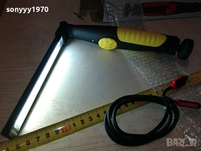 работна лед лампа с акумулатор и реостат 2210230913, снимка 3 - Лед осветление - 42670164