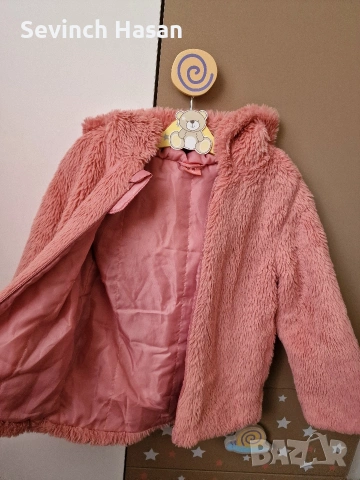 Детско зимно/преходно палтенце за момиче- 4- 5 години , снимка 3 - Детски якета и елеци - 53503837