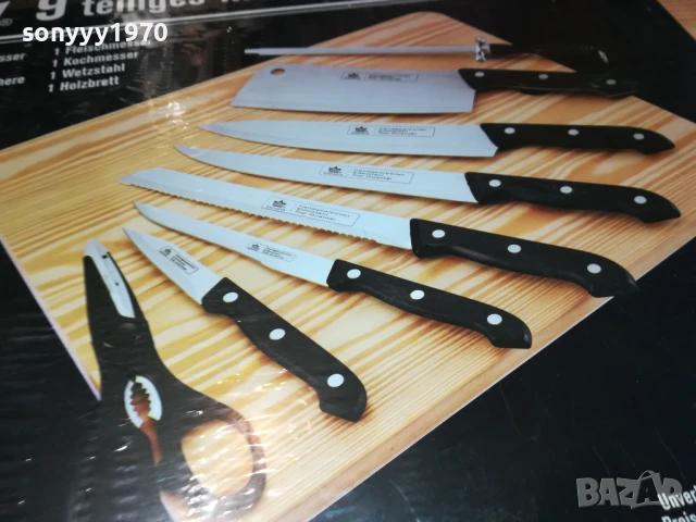 ДЪСКА С НОЖОВЕ НОВ КОМПЛЕКТ ОТ ГЕРМАНИЯ 2006251157, снимка 5 - Ножове - 50734845