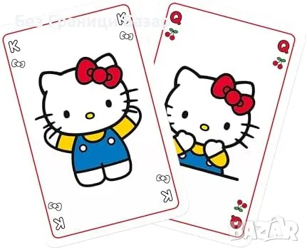 Нови Карти за игра Waddingtons Hello Kitty – забавление навсякъде, снимка 2 - Образователни игри - 49089568
