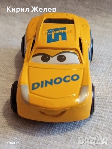Метална количка от серията DISNEY CARS представляваща героя Cruz Ramirez за КОЛЕКЦИЯ 75381, снимка 2 - Колекции - 53560904