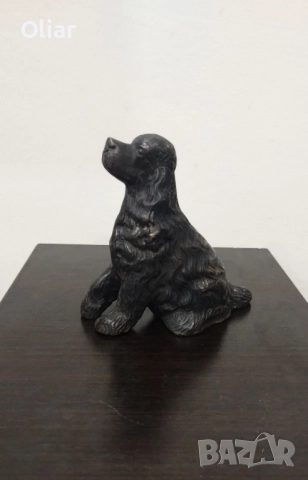Чудесна статуетка на куче. Бронз. , снимка 3 - Статуетки - 51914050