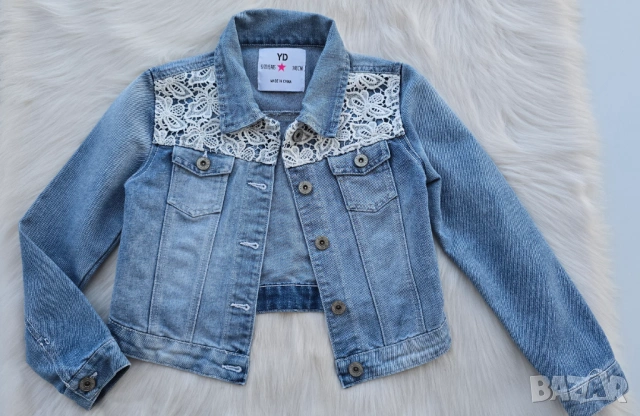 Детско дънково яке 9-10 години, снимка 7 - Детски якета и елеци - 53841811