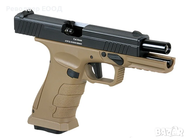 Еърсофт пистолет XTP Xtreme Training Pistol – Dark Earth, снимка 5 - Други спортове - 50876221