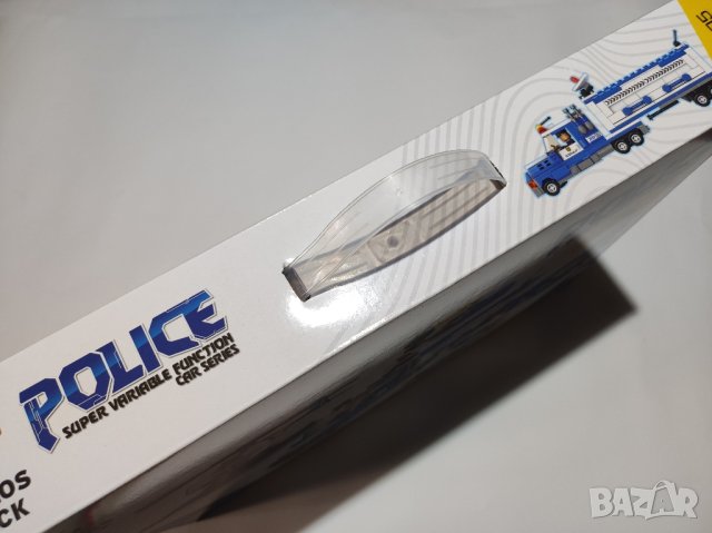 Образователна игра конструктор "Police", тип лего, 658 части, снимка 4 - Конструктори - 44369641