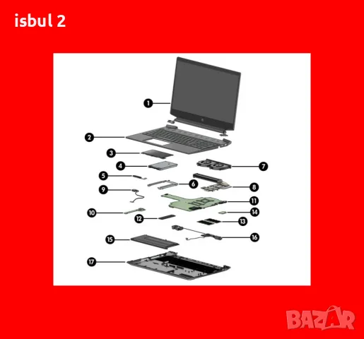 Lenovo ThinkPad T510 W510 на части