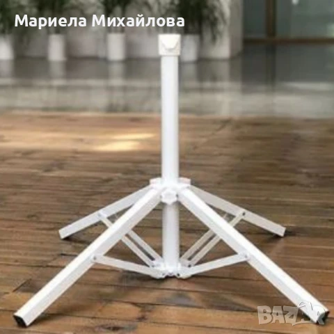 Сгъваема метална стойка за чадър Muhler UV-2068 – стабилност и удобство навсякъде, снимка 1