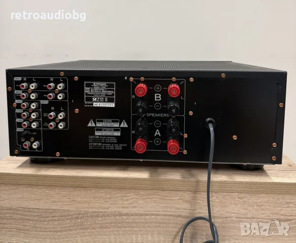 🔈Стерео усилвател PIONEER A-616 - като нов🔈, снимка 8 - Ресийвъри, усилватели, смесителни пултове - 55889387