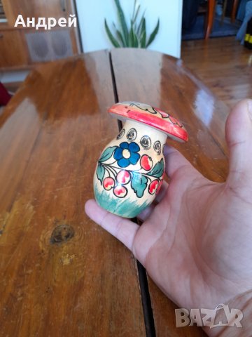 Стара дървена гъба,гъбка,сувенир, снимка 2 - Други ценни предмети - 34697563