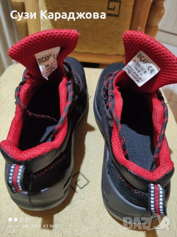 Велурени защитни работни обувки, снимка 4 - Други - 53214669