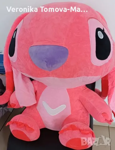 Стич и Лило плюшена играчка 80см, снимка 2 - Плюшени играчки - 46857613