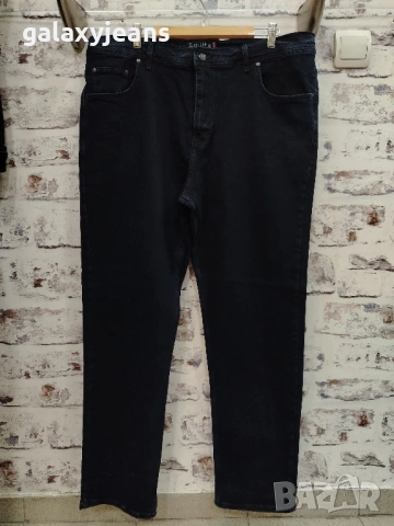 Teleferic- дънки супер големи размери, тъмни индиго, класика модел, мек деним с еластан, снимка 2 - Дънки - 53477230