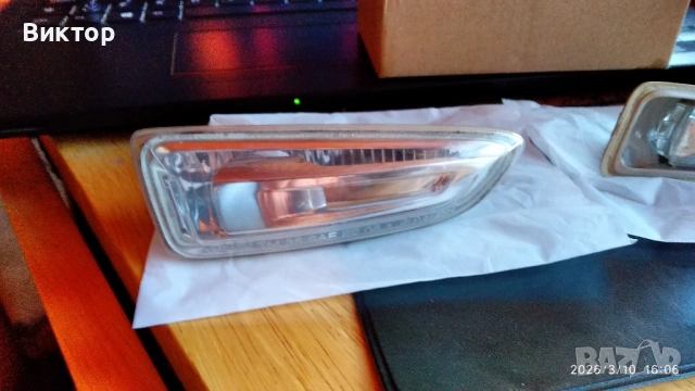 Оригинални мигачи за калник на Опел Астра-j и 2 крушки H-7 за къси светлини, снимка 3 - Аксесоари и консумативи - 53783891