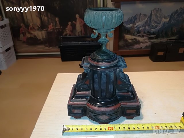 мраморен свещник от франция 1012221910L, снимка 11 - Антикварни и старинни предмети - 38967770