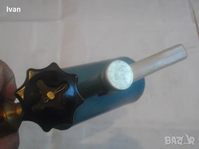 НОВА РУСКА СССР МИНИ БЕНЗИНОВА ГОРЕЛКА 0,2л Масивна 1971г. Ретро Винтидж, снимка 9 - Други инструменти - 47878432