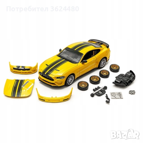 Метален Модел Ford Mustang GT 1:24 4745, снимка 6 - Коли, камиони, мотори, писти - 52542039
