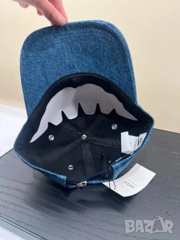 шапка с козирка деним ami, снимка 3 - Шапки - 50689114