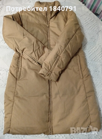 SISLEY дълго яке дамско, L, снимка 5 - Якета - 51888024