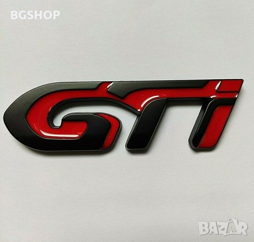 GTI емблема Black - Red, снимка 3 - Аксесоари и консумативи - 35723970