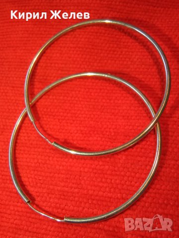 ШАРМАНТНИ КЛАСИЧЕСКИ ВИНТИДЖ АРТ МОДЕЛ СРЕБЪРНИ ОБЕЦИ ВИСОКА ПРОБА СРЕБРО РЪЧНА ИЗРАБОТКА 38534, снимка 2 - Антикварни и старинни предмети - 41451071