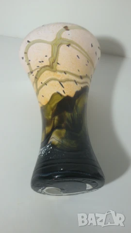 Ваза Gozo glass подписана, снимка 8 - Вази - 51055514