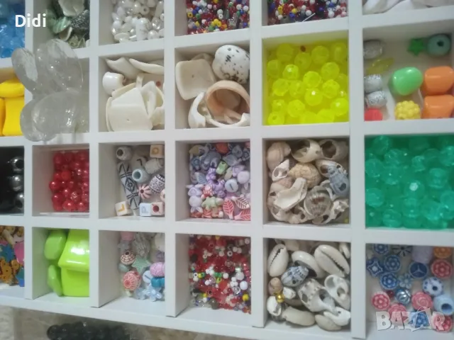 Мъниста перли декорация синьо око, снимка 4 - Колиета, медальони, синджири - 49032793