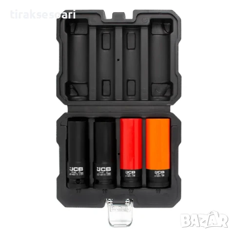  Професионален комплект ударни вложки 1/2" – 4 броя, JCB 4032TH44, снимка 3 - Аксесоари и консумативи - 51033920