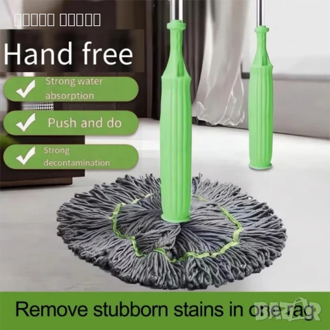 Моп с бързо и лесно изстискване, снимка 4 - Мопове, кофи, четки и метли - 51416132