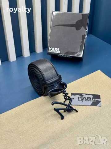 Karl Lagerfeld естествена кожа колани , снимка 3 - Колани - 49211490