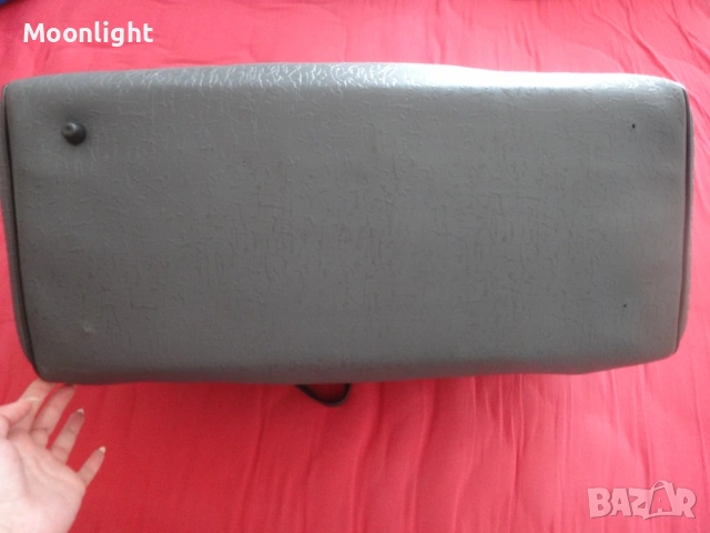 Антики - 2 големи ретро кожени сака / пътни чанти винтидж, снимка 14 - Антикварни и старинни предмети - 53232689