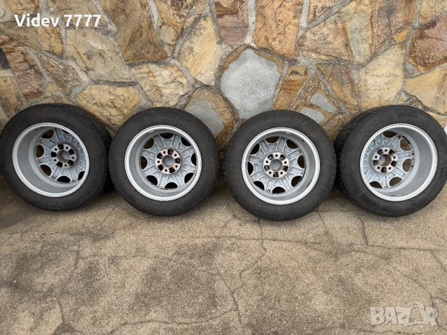 Оригинални алуминиеви джанти за Mercedes 15” 5x112 / W210 / E-Class / Мерцедес, снимка 12 - Гуми и джанти - 50963766