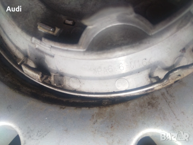 Оригинални джанти 16 цола 5×112mm за АUDI A3 A4 A5 A6 Комплект с оригинални капачки!, снимка 14 - Гуми и джанти - 50018146