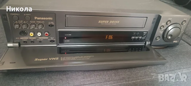 Panasonic NV-HS900 S-VHS – висок клас – перфектен панел и видеоглава – за ремонт, снимка 3 - Плейъри, домашно кино, прожектори - 55874063
