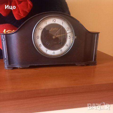 Каминен часовник Junghans, снимка 3 - Антикварни и старинни предмети - 40954264