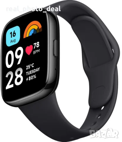 Смарт часовник Xiaomi Redmi Watch 3 Active, 1.83'', черен - чисто нов, снимка 2 - Смарт часовници - 49008117