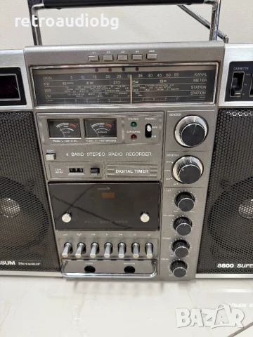 🔊Ретро масивен радиокасетофон Boombox Universum Senator 8800 - (SANYO)🔊, снимка 4 - Аудиосистеми - 51323059