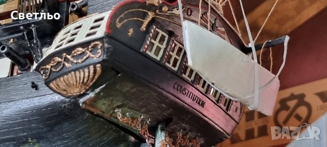 USS Constitution 1:96 макет на кораб, снимка 4 - Колекции - 44318027