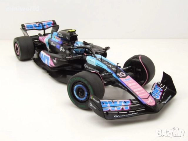 Alpine F1 Team A524 n.10 Brasilien GP 2024 P.Gasly - мащаб 1:18 на Solido моделът е нов в кутия, снимка 8 - Колекции - 52804532