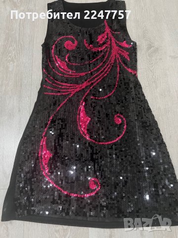 Официална рокля на паети, снимка 2 - Рокли - 40078079