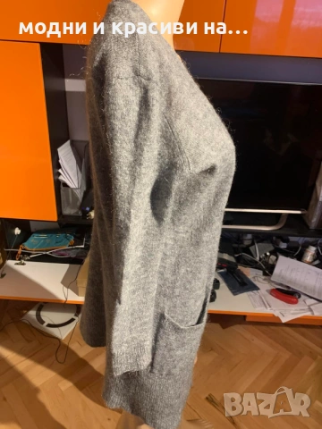 Дълга жилетка мохер и вълна Esprit, S, снимка 6 - Жилетки - 53043633