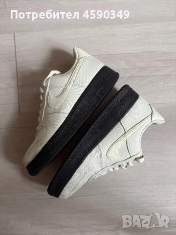 Nike Air Force 1 - оригинални и нови в бежов и черен цвят, снимка 5 - Спортни обувки - 52891890