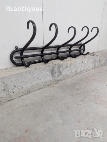 Стара стенна закачалка във "Виенски стил", снимка 3 - Антикварни и старинни предмети - 52591720