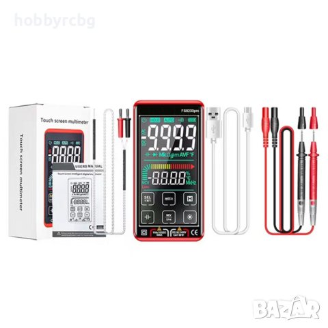 Мултицет със сензорен дисплей, NCV и измерване на 9 параметъра, снимка 12 - Други инструменти - 41652530