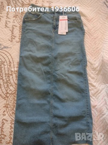 Чисто нова дънкова пола, размер С