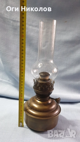 Старинна газена лампа за полилей, снимка 6 - Антикварни и старинни предмети - 52791804