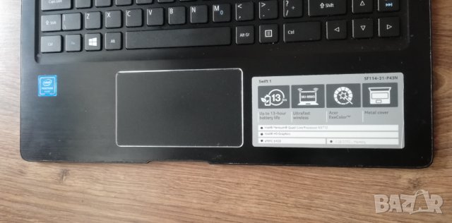 Лаптоп Acer Swift 1 SF114-31 - на части, снимка 4 - Части за лаптопи - 40158316