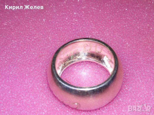 СТИЛЕН СРЕБЪРЕН ПРЪСТЕН Тип ХАЛКА СРЕБРО 925 с НАДПИС - Александър - ПОРЪЧКОВА АРТ ИЗРАБОТКА 43296, снимка 9 - Пръстени - 44391408