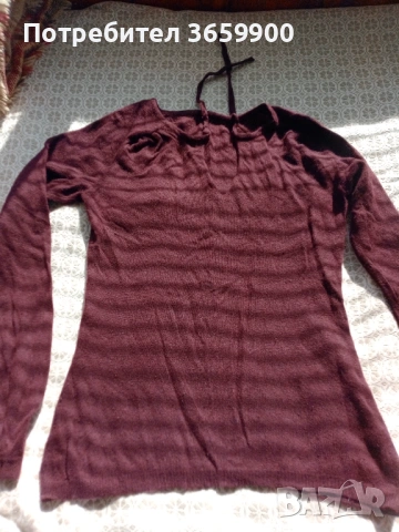 Дамска блуза, размер S-M, бордо